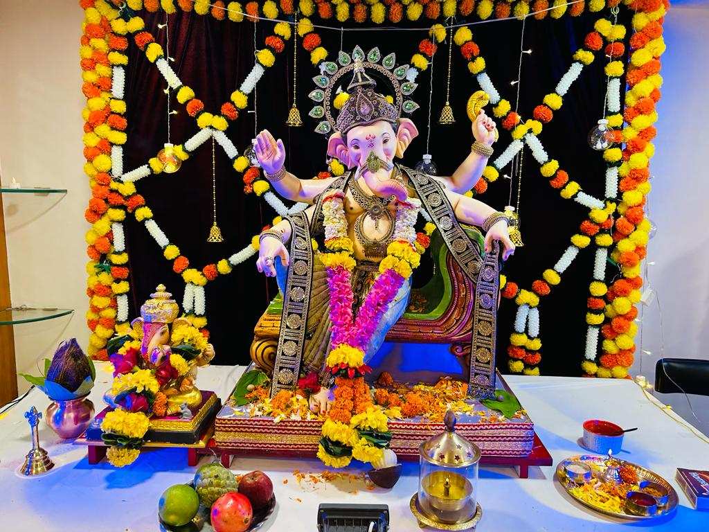 ganpati festival decor 