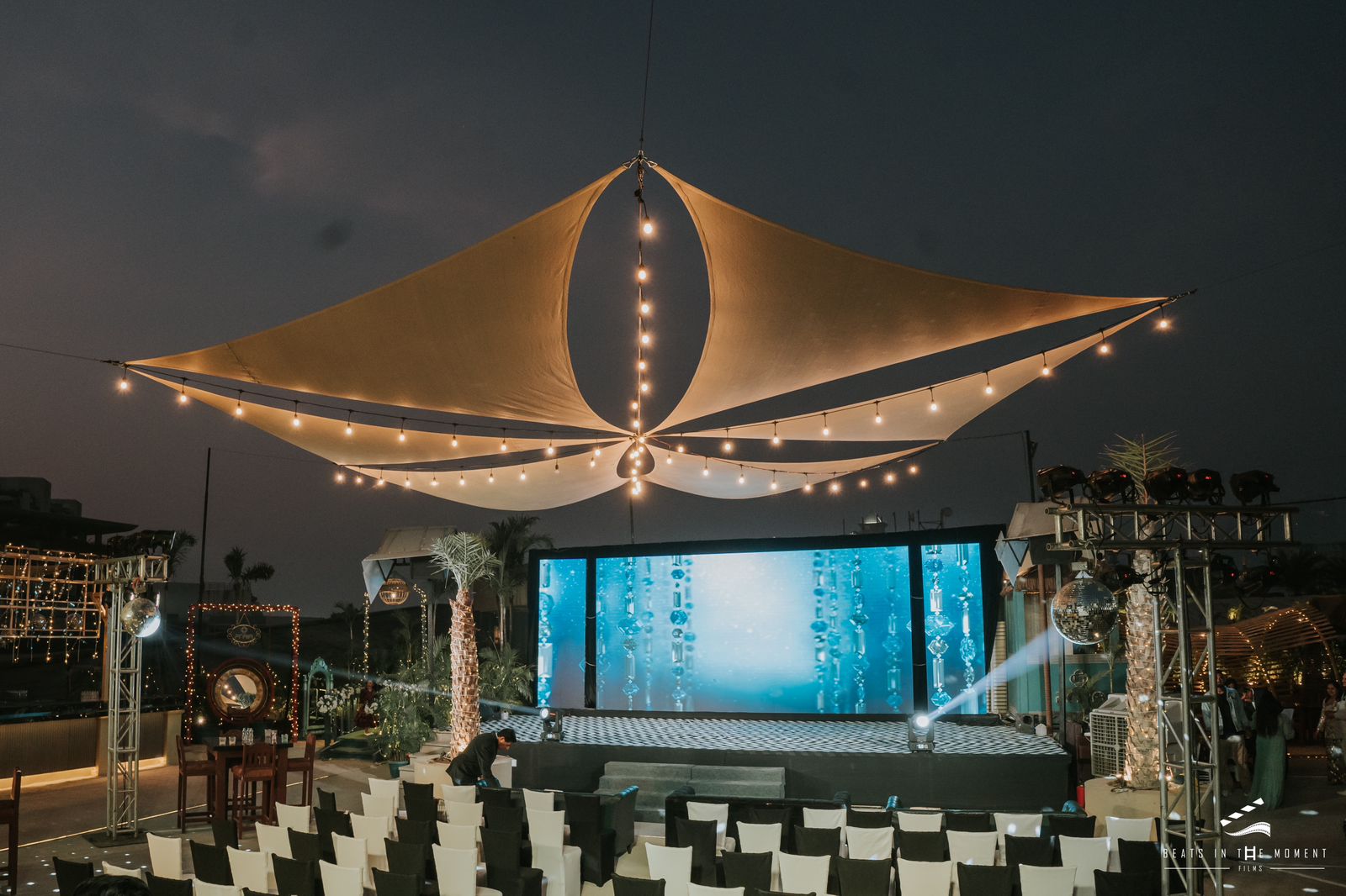 baby shower stage decor