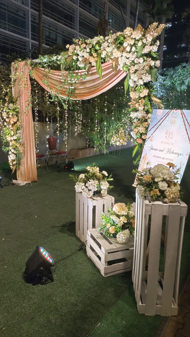 baby shower stage decor